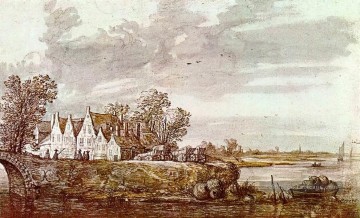 Paysage 1640 Aelbert Cuyp Peinture à l'huile